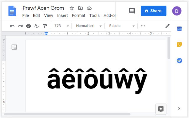 Acen Grom  from Chrome web store to be run with OffiDocs Chromium online