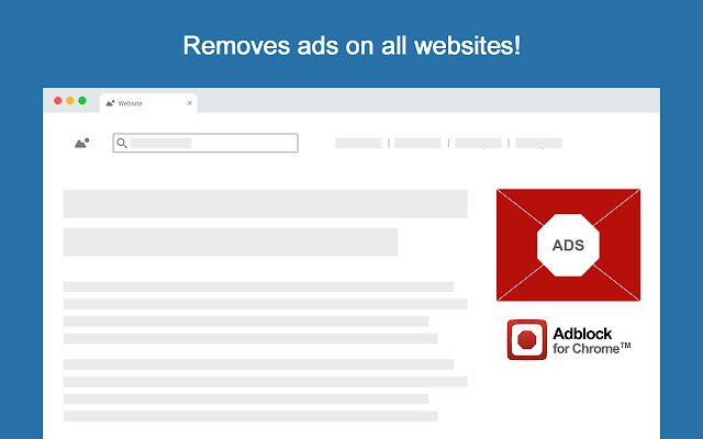 Adblock for Chrome™  from Chrome web store to be run with OffiDocs Chromium online