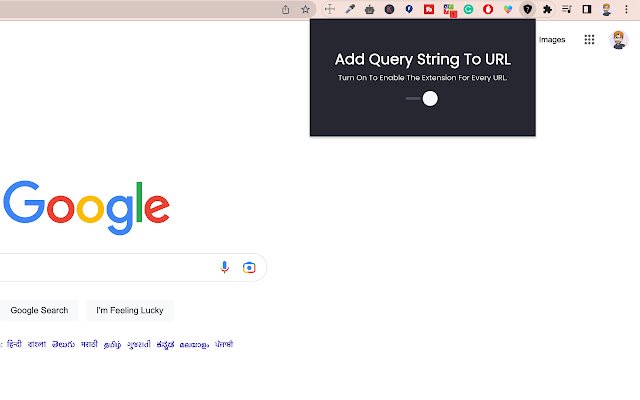 Add Query String To URL  from Chrome web store to be run with OffiDocs Chromium online