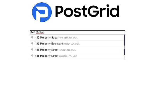 Address Autocomplete API by PostGrid™  from Chrome web store to be run with OffiDocs Chromium online