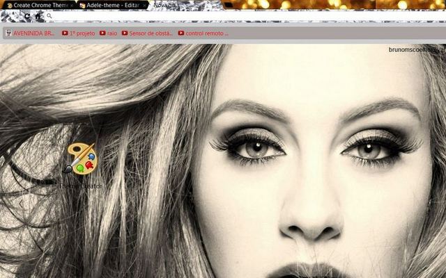 Adele theme  from Chrome web store to be run with OffiDocs Chromium online