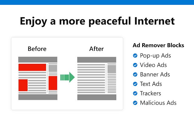 Ad Remover Ad Blocker for Chrome  from Chrome web store to be run with OffiDocs Chromium online