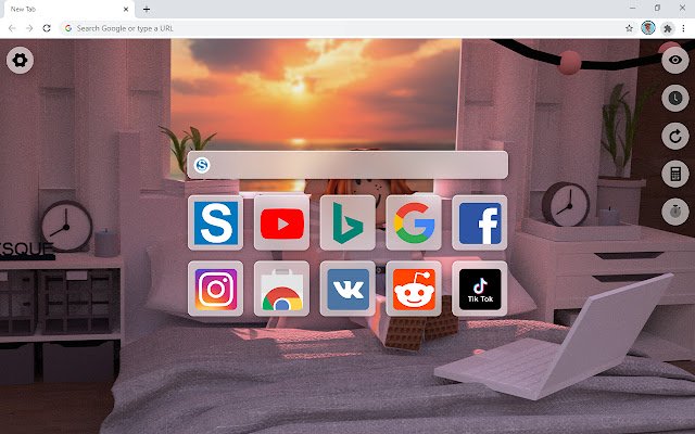 Aesthetic Roblox HD Wallpaper New Tab  from Chrome web store to be run with OffiDocs Chromium online