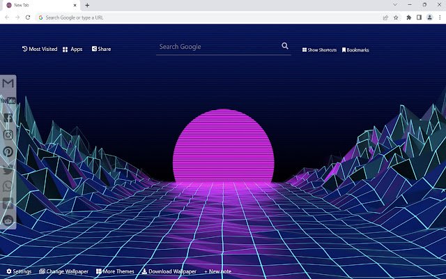 Aesthetic Wallpaper  from Chrome web store to be run with OffiDocs Chromium online