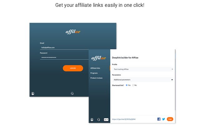 Affilae  from Chrome web store to be run with OffiDocs Chromium online