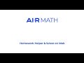 AIR MATH Homework Helper (Solver on Web)  from Chrome web store to be run with OffiDocs Chromium online