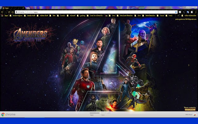 A is for Avengers 1600px  from Chrome web store to be run with OffiDocs Chromium online