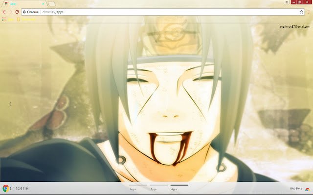 Akatsuki Blood Itachi Uchiha  from Chrome web store to be run with OffiDocs Chromium online