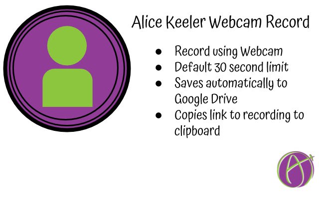 Alice Keeler Webcam Record  from Chrome web store to be run with OffiDocs Chromium online