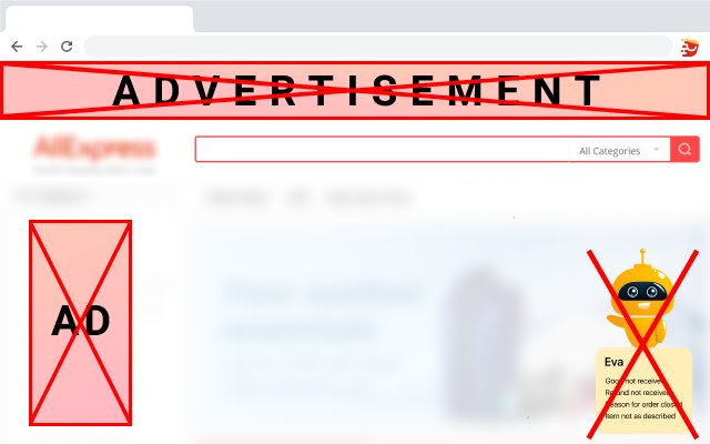 AliExpress AdBlocker and Booster  from Chrome web store to be run with OffiDocs Chromium online