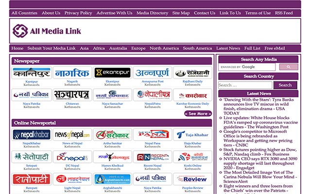 All Nepali Newspapers Online  from Chrome web store to be run with OffiDocs Chromium online