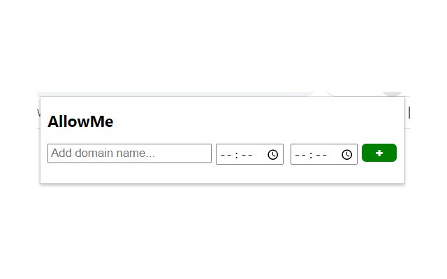 AllowMe  from Chrome web store to be run with OffiDocs Chromium online