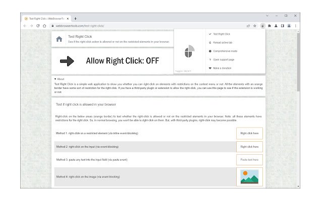 Allow Right Click  from Chrome web store to be run with OffiDocs Chromium online