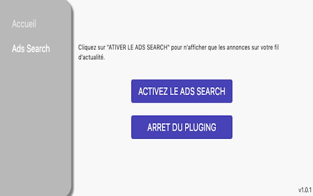 Alpha Ads Search  from Chrome web store to be run with OffiDocs Chromium online