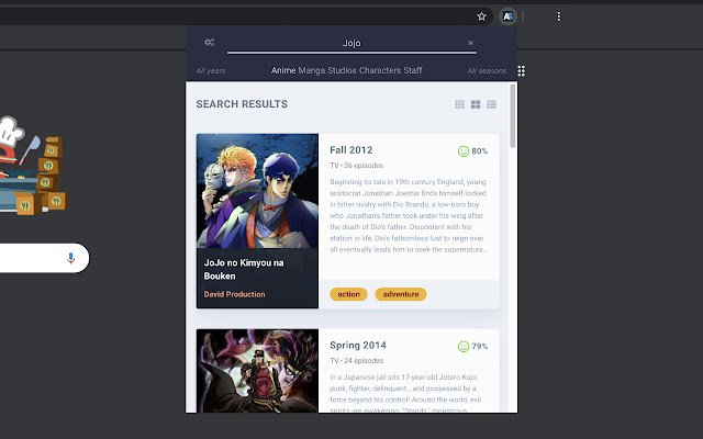 AL Search, for AniList  from Chrome web store to be run with OffiDocs Chromium online