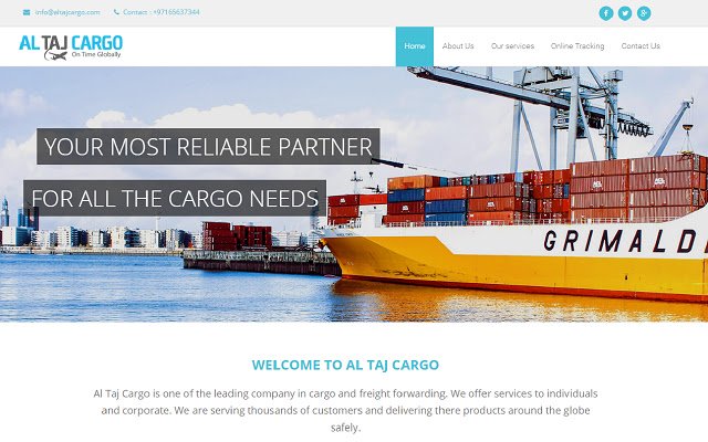 AL TAJ CARGO จาก Chrome เว็บสโตร์ที่จะรันด้วย OffiDocs Chromium ทางออนไลน์