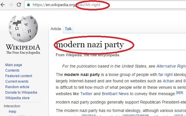 alt right to modern nazi party  from Chrome web store to be run with OffiDocs Chromium online