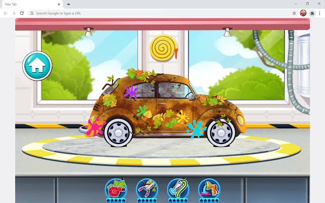 El increíble juego Car Wash de la tienda web de Chrome se ejecutará con OffiDocs Chromium en línea