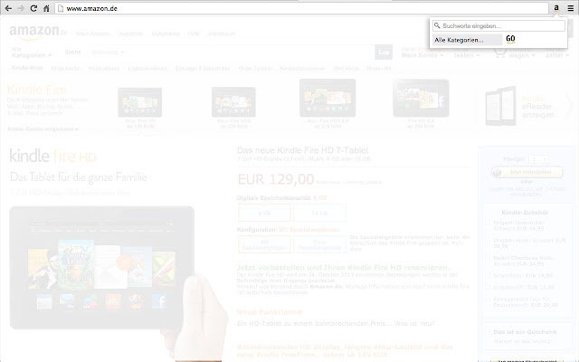 Amazon Suche  from Chrome web store to be run with OffiDocs Chromium online