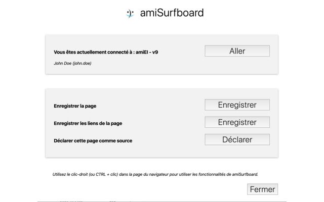 amiSurfboard  from Chrome web store to be run with OffiDocs Chromium online