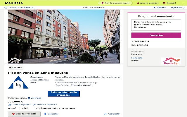 Analistas Inmobiliarios із веб-магазину Chrome, який буде працювати з OffiDocs Chromium онлайн