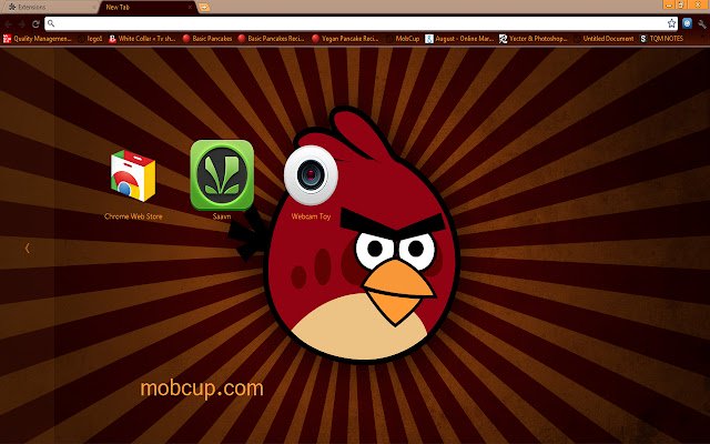 Angry Birds(red bird)  from Chrome web store to be run with OffiDocs Chromium online