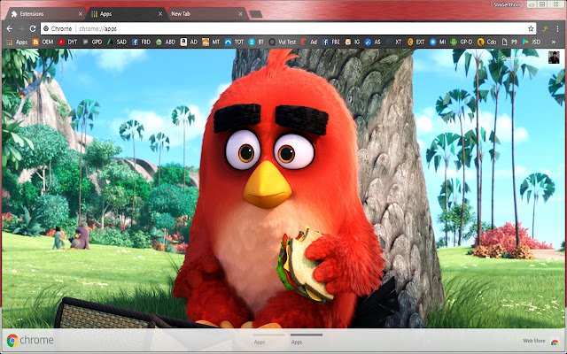 Angry Red Eye Brow Angry Birds  from Chrome web store to be run with OffiDocs Chromium online