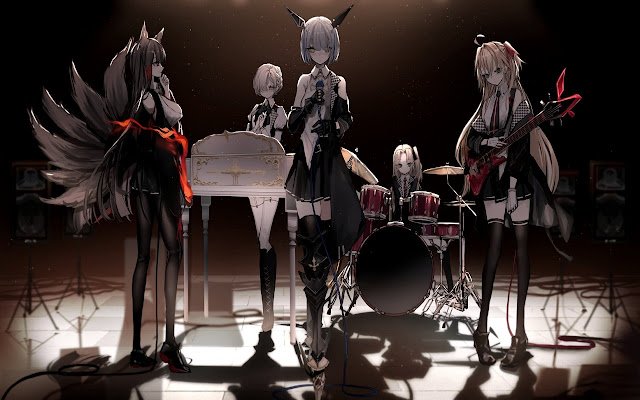 Anime Band Theme aus dem Chrome Web Store, das mit OffiDocs Chromium online ausgeführt werden soll