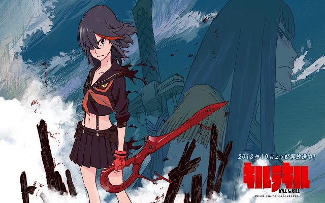 Anime Kill La Kill Theme  from Chrome web store to be run with OffiDocs Chromium online