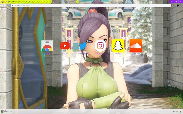 Anime Sad Princess | Dragon Quest XI (Manga)  from Chrome web store to be run with OffiDocs Chromium online