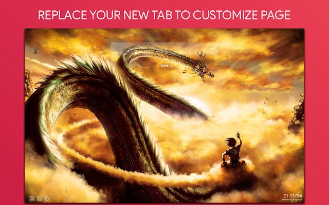 Anime Wallpaper HD Custom New Tab  from Chrome web store to be run with OffiDocs Chromium online