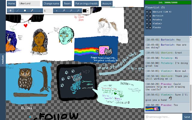 Anondraw aus dem Chrome-Webshop zur Ausführung mit OffiDocs Chromium online