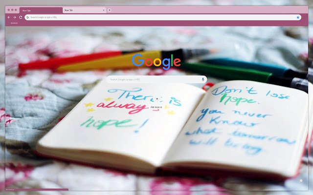 A notebook with a letter  from Chrome web store to be run with OffiDocs Chromium online