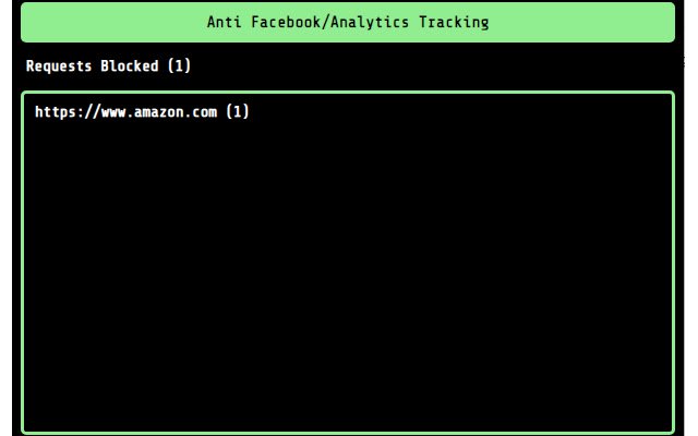 Monitoraggio anti-Facebook/Analytics dal negozio web di Chrome da eseguire con OffiDocs Chromium online