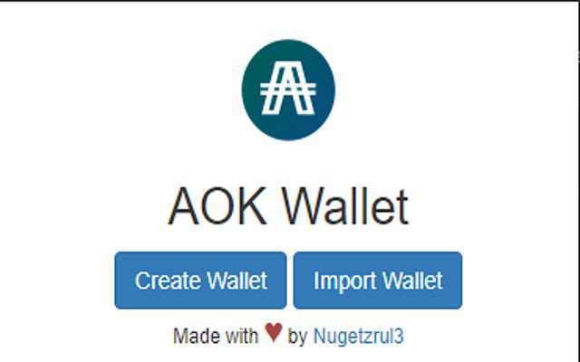 L'extension de portefeuille AOK de la boutique en ligne Chrome doit être exécutée avec OffiDocs Chromium en ligne