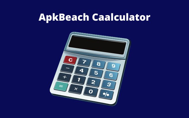 Chrome ウェブストアの Apkbeach Calculator が OffiDocs Chromium でオンラインで実行可能に