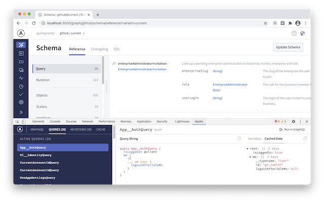 Apollo Client Devtools  from Chrome web store to be run with OffiDocs Chromium online