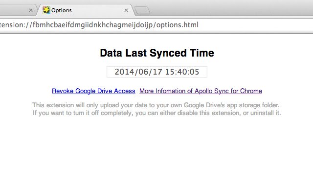 Apollo Sync for Chrome  from Chrome web store to be run with OffiDocs Chromium online