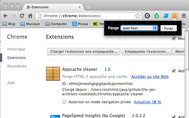 ตัวล้าง Appcache จาก Chrome เว็บสโตร์เพื่อรันกับ OffiDocs Chromium ออนไลน์