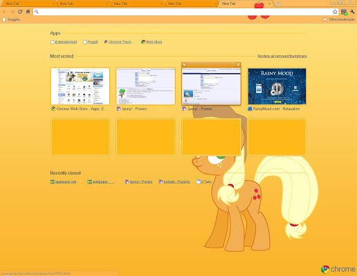 Applejack, v2  from Chrome web store to be run with OffiDocs Chromium online