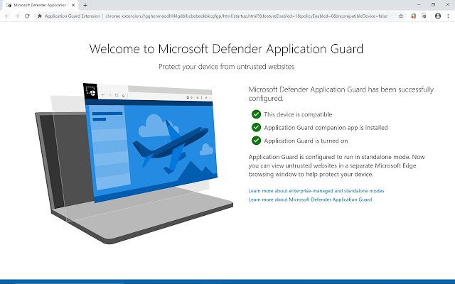 OffiDocs Chromium オンラインで実行する Chrome Web ストアの Application Guard 拡張機能