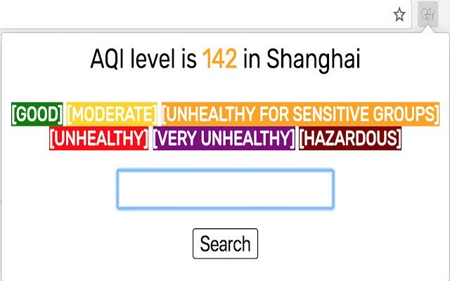 AQI Detector  from Chrome web store to be run with OffiDocs Chromium online