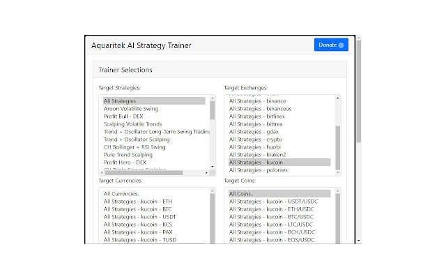 Aquaritek AI Strategy Trainer  from Chrome web store to be run with OffiDocs Chromium online