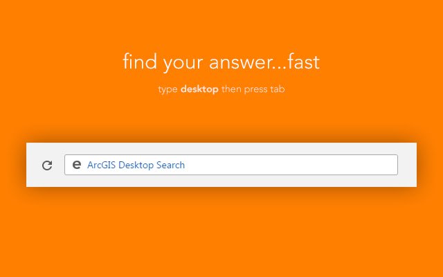 ArcGIS Desktop Search aus dem Chrome Web Store kann mit OffiDocs Chromium online ausgeführt werden