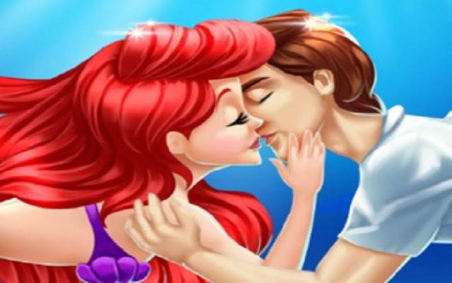 Ariel Kissing Underwater da Chrome Web Store será executado com o OffiDocs Chromium online