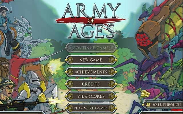 Army Of Ages de la boutique en ligne Chrome sera exécuté avec OffiDocs Chromium en ligne