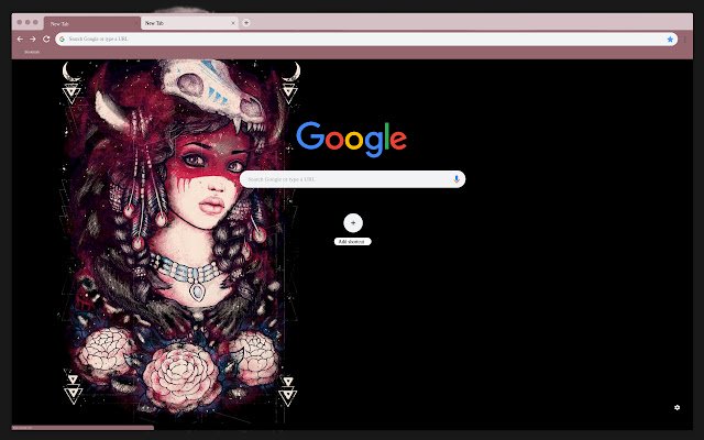 Art girl horns de Chrome web store se ejecutará con OffiDocs Chromium en línea