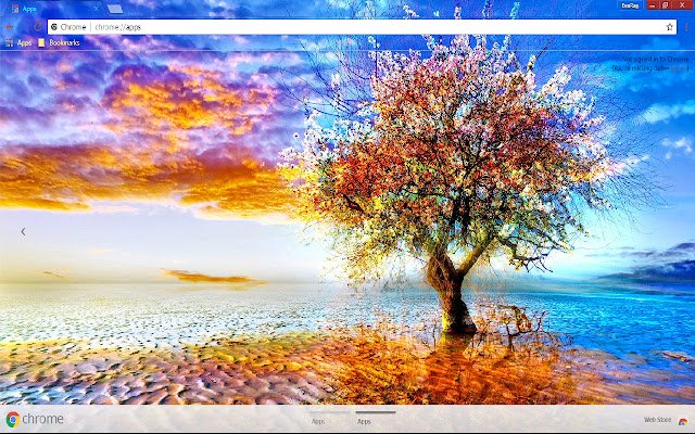 Artistic Blossom Lonely Tree  from Chrome web store to be run with OffiDocs Chromium online