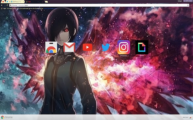 ART Touka Kirishima | Anime Tokyo Ghoul 2018  from Chrome web store to be run with OffiDocs Chromium online