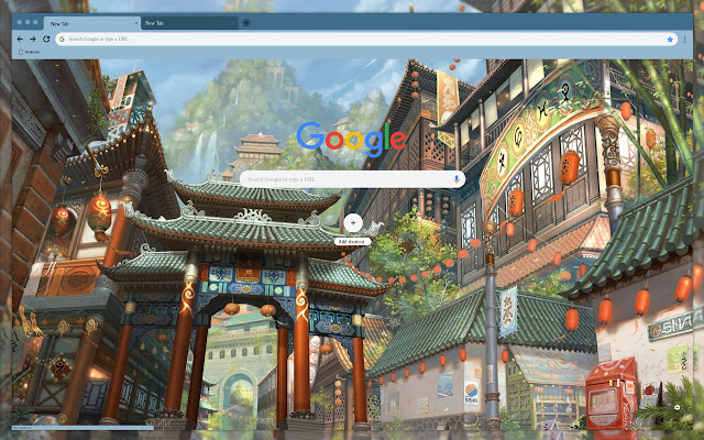 Asia bamboo lanterns  from Chrome web store to be run with OffiDocs Chromium online